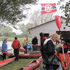 Abpaddeln 2009 - Aufbruch am Bootshaus