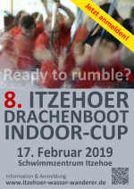Itzehoer Drachenboot Indoor-Cup - Plakat - Ready to rumble?