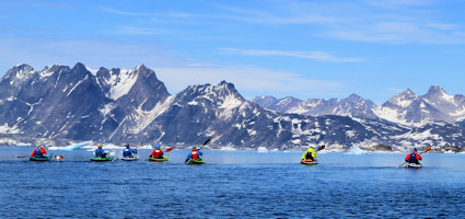 Seekajaker in Grönland