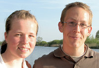 Sandra Hintz und Jannick Kr&uuml;ger