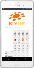 Smartphone: Teamplaner JoinTeam