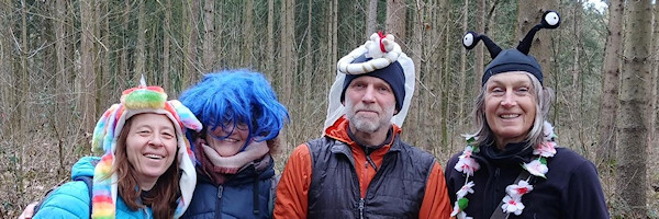 Teinehmer/innen der Schnitzeljagd Teinehmer/innen der Schnitzeljagd