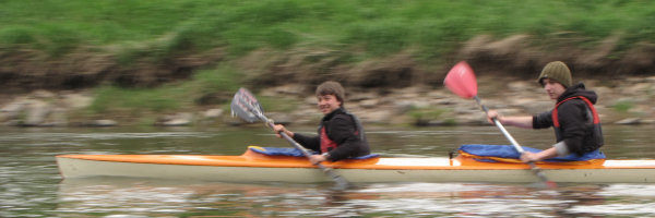 Kajak auf der Werra...