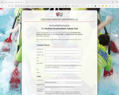 IDIC-Anmeldeformular online