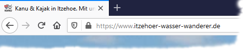 Gesicherte Verbindung im Internet Browser