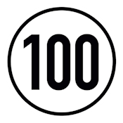 Schild 100 km/h