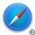 Logo Apple Safari<sup>®</sup>