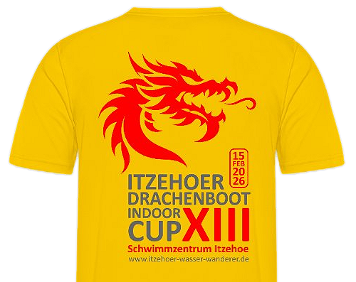Shirt zum 13. Itzehoer Drachenboot Indoor-Cup 2026