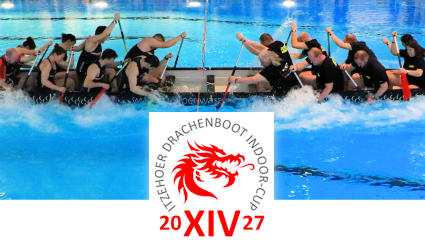 Drachenbootrennen im Schwimmzentrum Itzehoe