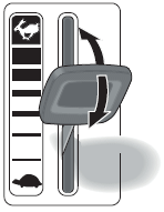 Geschwindigkeitshebel