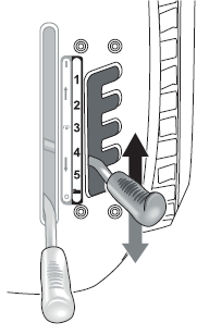Mähwerkhöhe einstellen