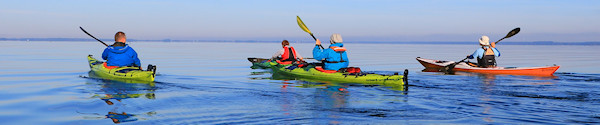 Kajaks auf der Müritz