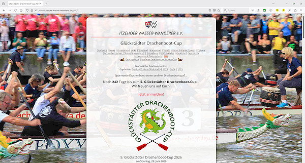 Startseite Glückstädter Drachenboot-Cup
