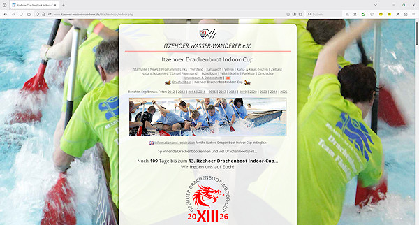 Startseite Itzehoer Drachenboot Indoor-Cup